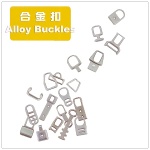Alloy Buckle with Plastic Tags